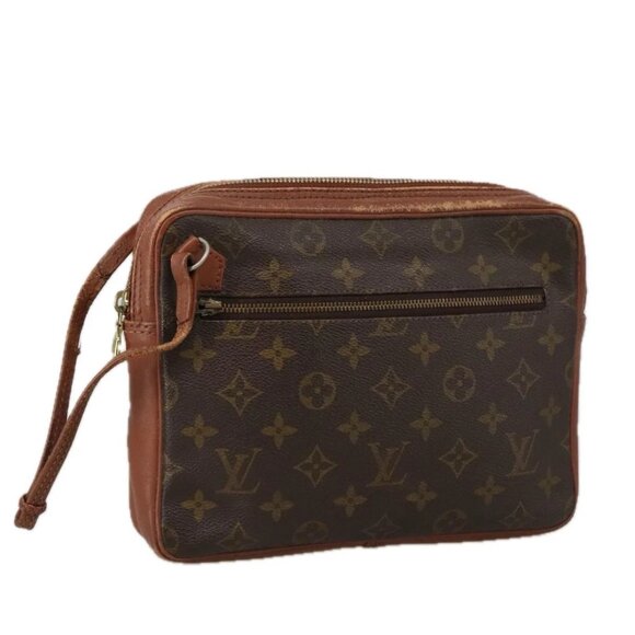 LOUIS VUITTON Monogram Pochette Sports Clutch Bag No.183 LV Auth 101104 - Picture 1 of 16